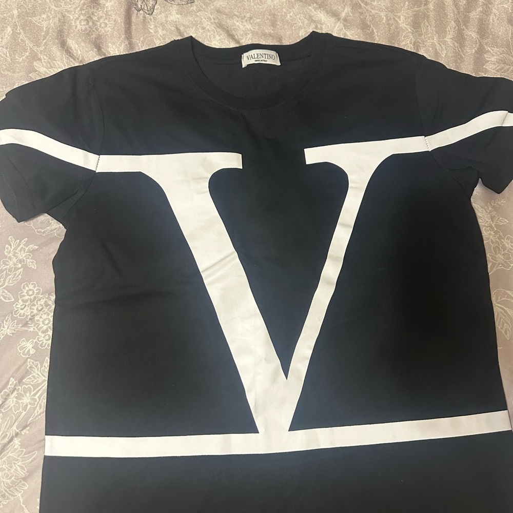 Valentino Monochrome V Logo Tee